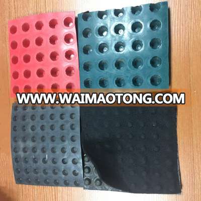 Plastic dimple waterproof drainage boards for roof garden